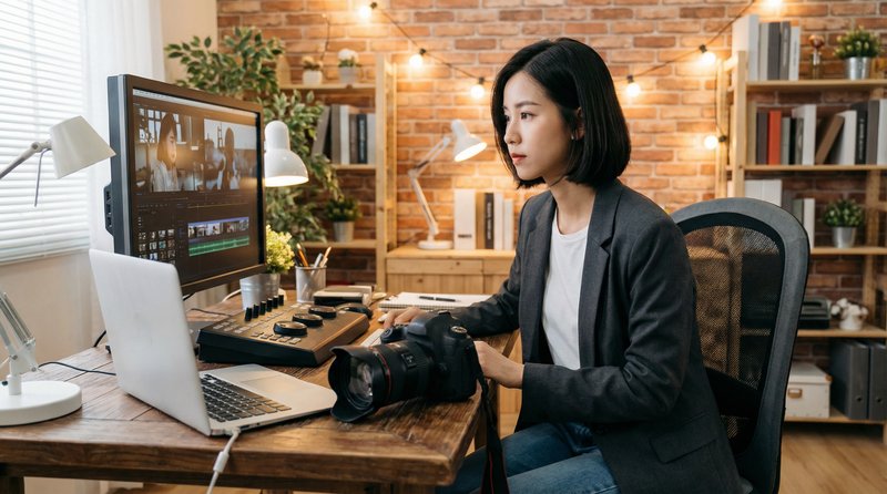 91幕后视频：视频剪辑工作室日常